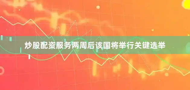 炒股配资服务两周后该国将举行关键选举